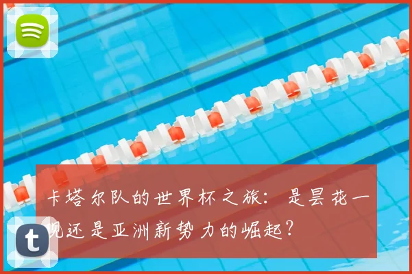 卡塔尔队的世界杯之旅：是昙花一现还是亚洲新势力的崛起？