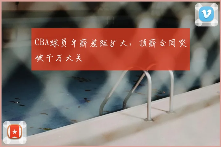 CBA球员年薪差距扩大，顶薪合同突破千万大关