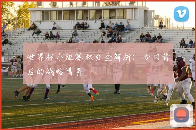 世界杯小组赛积分全解析：冷门背后的战略博弈