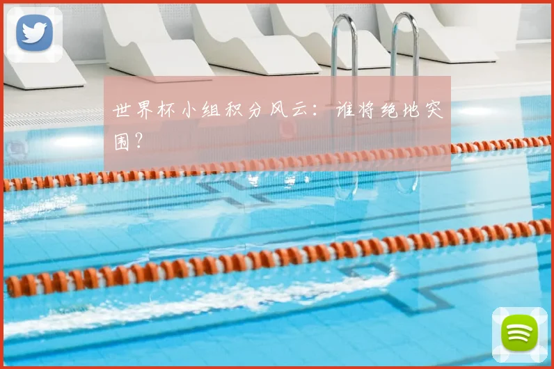 世界杯小组积分风云:谁将绝地突围?